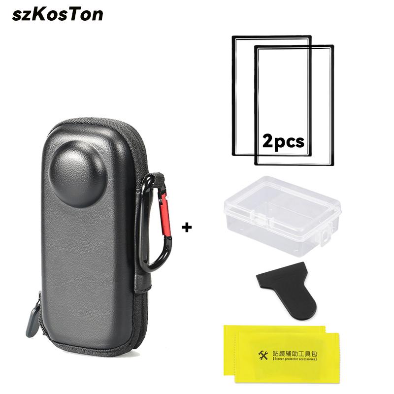 Мини-кейс для хранения Insta360 ONE X4 Sport Camera Protector Портативный чехол для хранения PU сумка для Insta 360 X4 Аксессуары