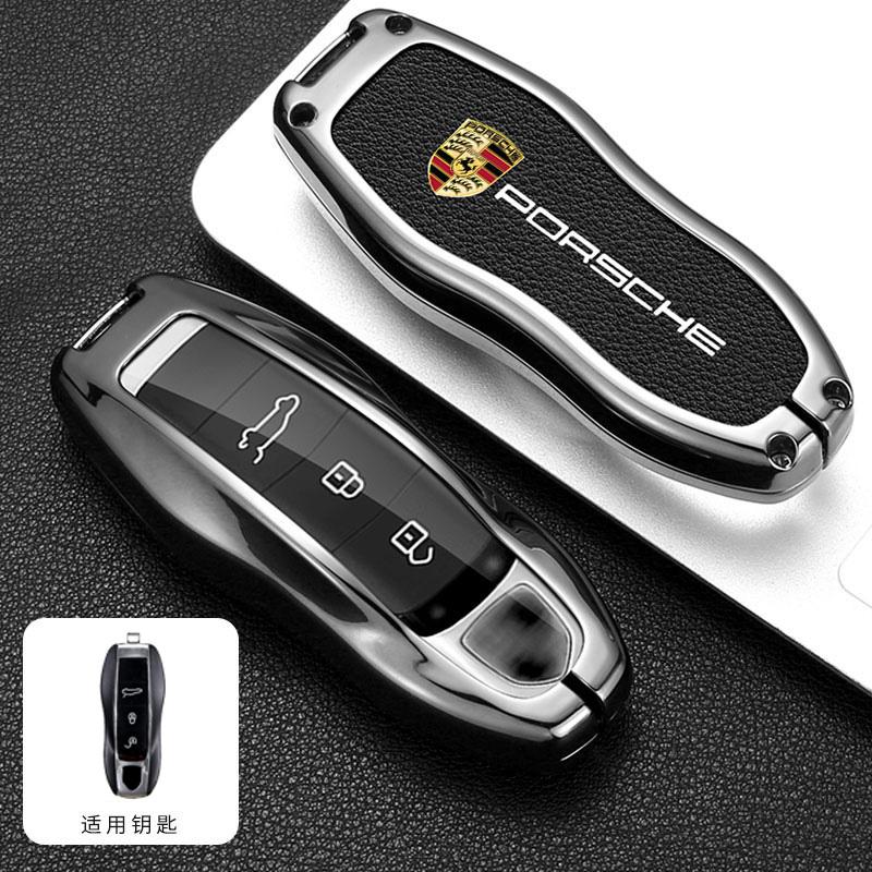 Кожаный чехол-защита для автомобильного ключа Porsche Panamera Spyder Carrera Macan Boxster Cayman Cayenne 911 718 Аксессуары