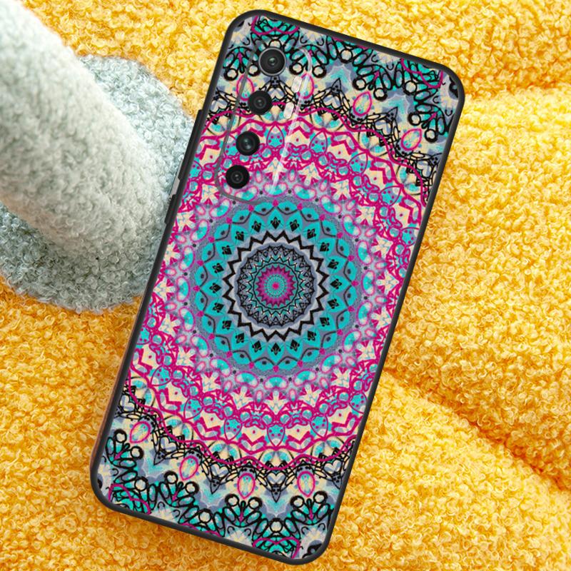 Чехол с цветочным дизайном мандалы для Xiaomi 13T 14T 15T 14 15 Ultra 17 Pro Max Чехол для POCO F8 F7 X7 Pro F5 F6 X5 X6