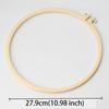Imitation Bamboo Plastic Embroidery Cross Stitch Hoop Fixed Embroidery Bandage Frame