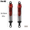 Alu Alloy Front 50-62mm & Rear 58-78mm Oil Shock Absorber 2Pcs or 4Pcs For RC Car 1:16 1:18 HSP Huanqi HPI HITOMO