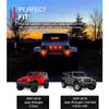YMT Pre-Runner LED Grille Light Bar Kit for 2007-2018 Jeep Wrangler JK 2-Door/Unlimited 4-Door (JK), Plug & Play Waterproof