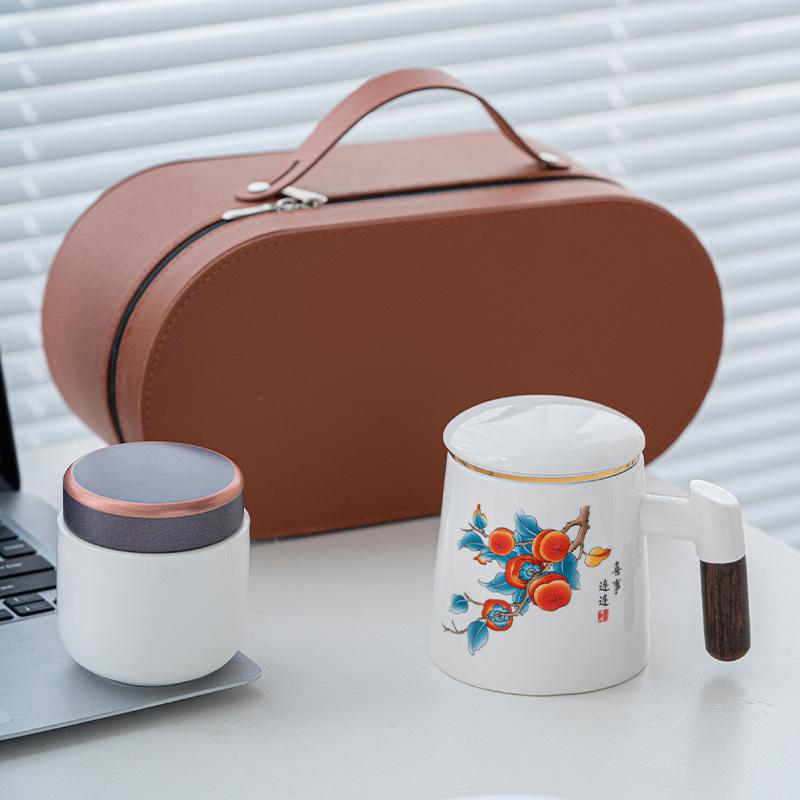 Ceramic Office Cup Mug Notebook Enterprise Insurance Real Estate Company Business Events Annual Meeting Gifts Plus
