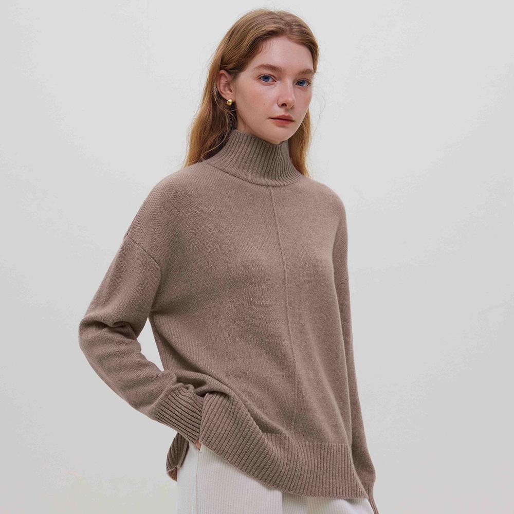 WEDNESDAY DELIGHT Wd_Turtleneck Pullover Wool Sweater