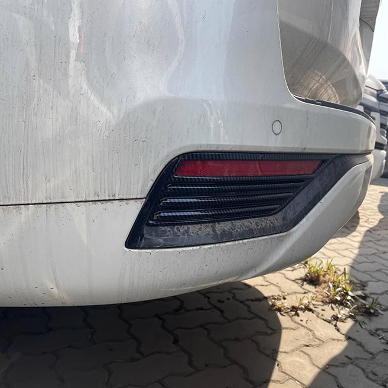 2 шт. для Toyota Land Cruiser 300 LC300 2022 2023, задний бампер автомобиля, противотуманные фары, накладка на рамку, крышка
