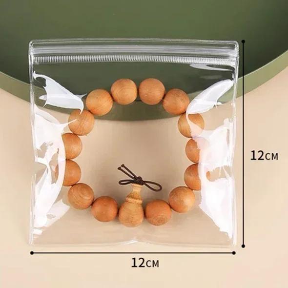 10/50 шт. Прозрачные ПВХ органайзеры для украшений, мешочки, пакеты, антиокислительные, для хранения серег, подвесок, ожерелий, браслетов, держатель, коробка
