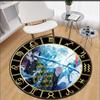 Круглый ковер с рисунком аниме «Убийца демонов», нескользящий ковер для спальни, гостиной, домашнего декора