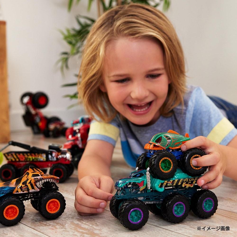 Коллекционный набор Hot Wheels Акула против Динозавра Монстр-траки 6 Машинок Игрушка Мини-машинки Возраст 3+ Мульти JGD68