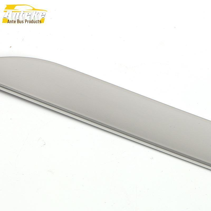 Neta U Rear Bumper Trim: Stainless Steel Tailgate Trunk Bright Strip for 2021 Model
