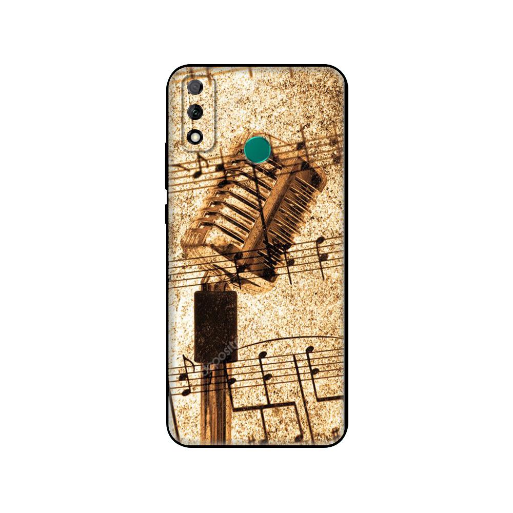 Черный чехол из ТПУ для Huawei Y9S Y6S Y8S Y5P Y7P Y8P чехол для Huawei Y5 lite Prime Y6 чехол с музыкальными нотами скрипка классическая музыка