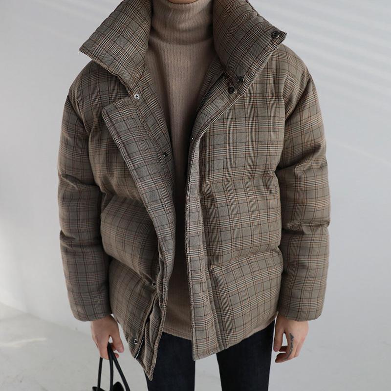 Winter Men's Cotton Coat Korean Style Trendy Corduroy Japanese Bread Coat Loose Jacket
