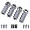 4PCS Metal Ball Joint Alloy for 1/10 Model Car 7.0mm Diameter M4 Thread RC Car Ball Joint 4 Straight