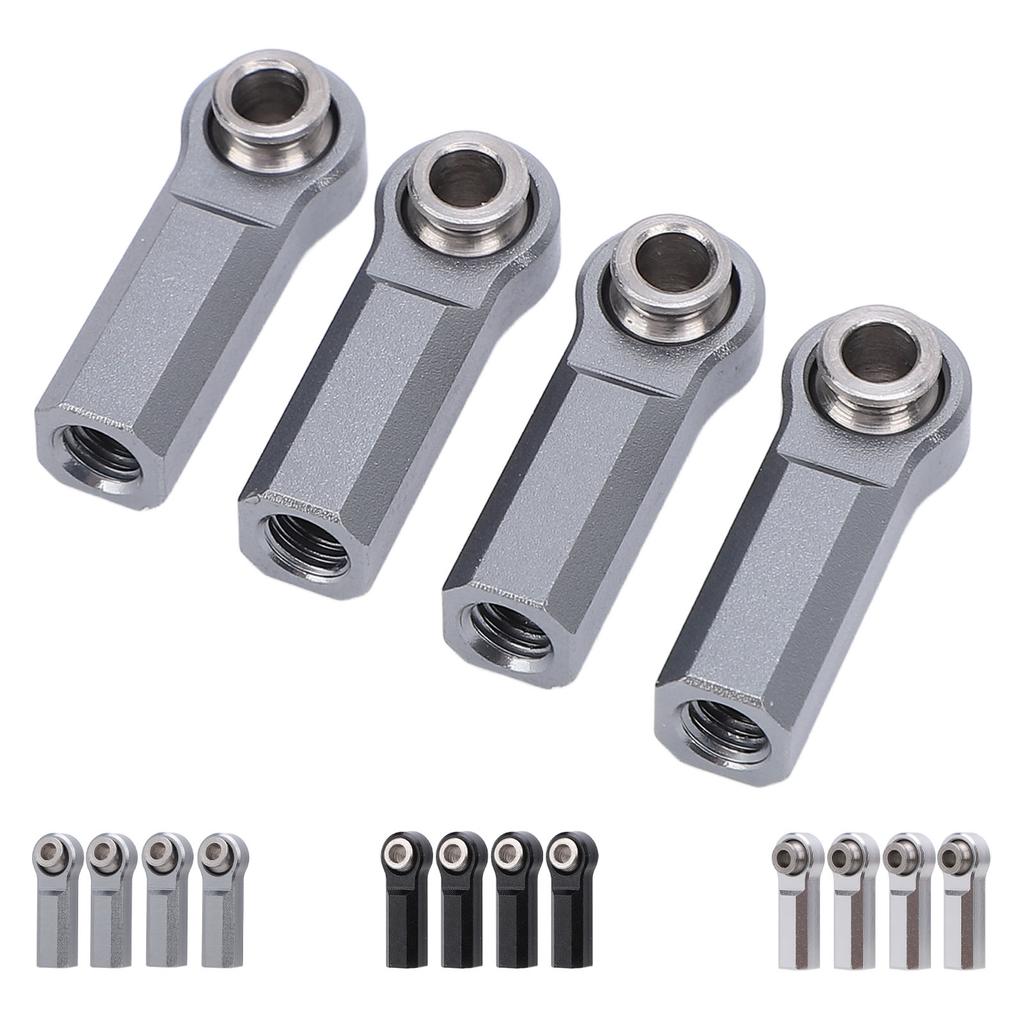4PCS Metal Ball Joint Alloy for 1/10 Model Car 7.0mm Diameter M4 Thread RC Car Ball Joint 4 Straight