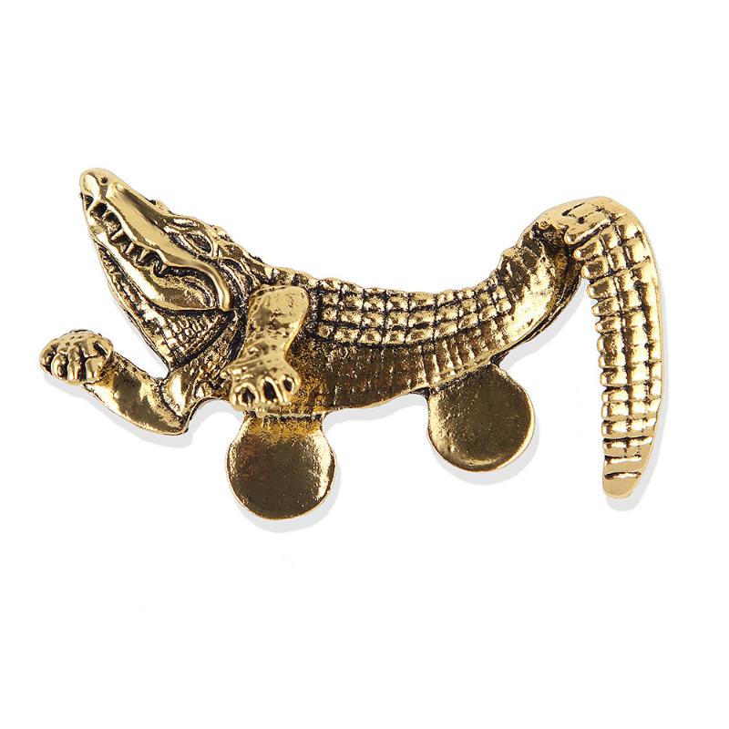NEW Vintage Animal Crocodile Octopus Shaped Men's Suit Lapel Brooches Pin Classic Accessories For Men Coat Suits