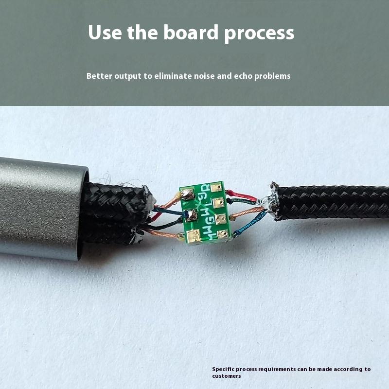 1 шт. Аксессуары для телефона, планшета, ПК с кабелем-переходником с порта USB C, наушник, микрофон, 3,5 мм штекер на Type-C, аудиоадаптер AUX