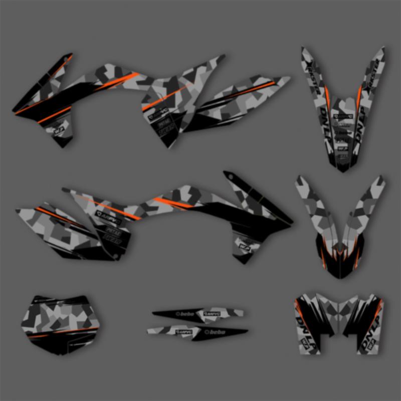 PowerZone For KTM EXC EXC-F 11-12 SXF 12-13 EXC 150 200 250 300 350 450 500 Graphics DECALS Sticker SIXDAYS For SX SXF