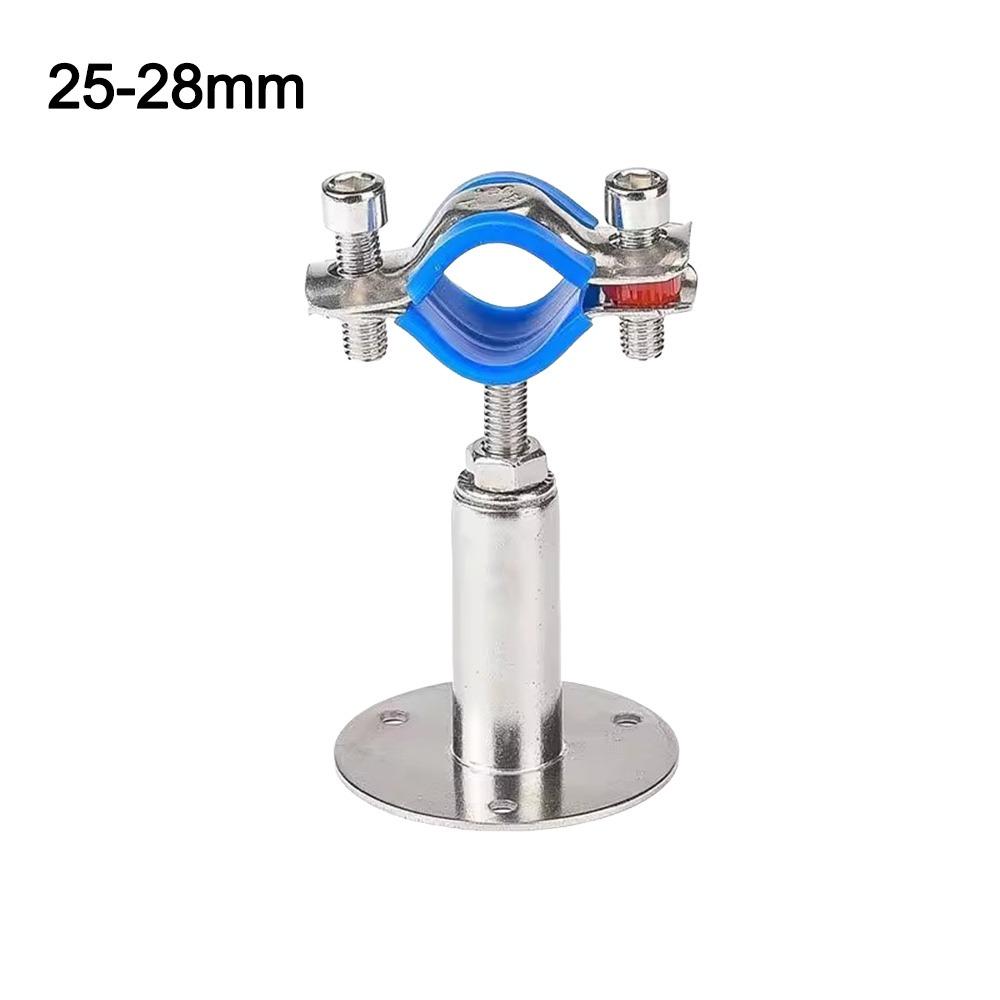 50-95 мм Кронштейн-хомут для трубы 304 Нержавеющая сталь Регулируемый стержень Опорный зажим С основанием Подвеска Телескопический кронштейн для трубы