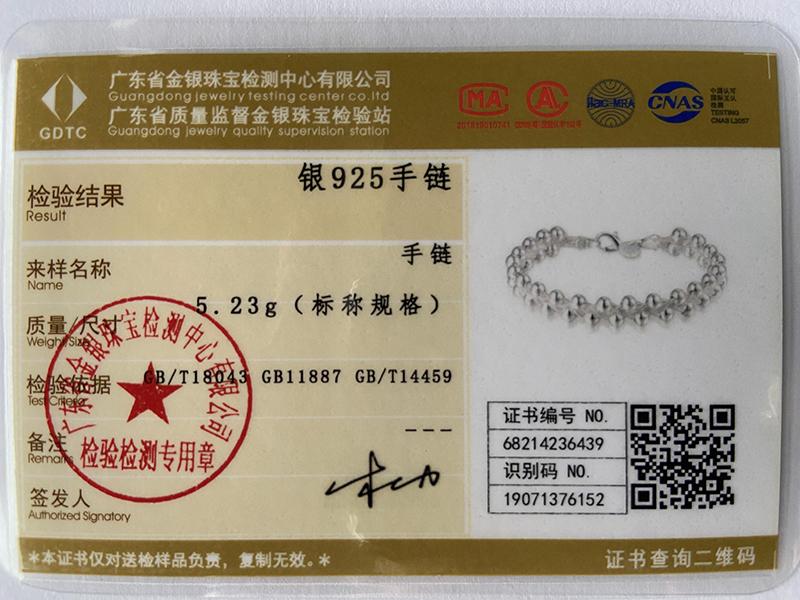 Браслет-цепочка из стерлингового серебра 925 пробы с бусинами винограда, модные ювелирные изделия