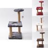 Pet Cat Scratcher Tower With Pvc Construction For Climbing And Exercise