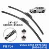 Wiper Blades for Volvo XC90 XC70 S80 2004-2016 Front Double Rubber Strip Wiper Blade Windshield Brushes Windscreen Window Accessories