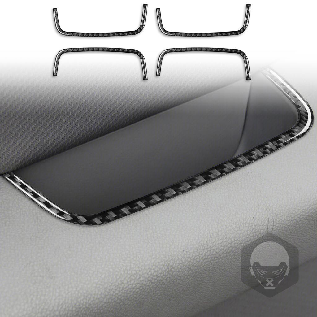 Gear Shift Instrument Reading Lamp Doors Handle Lift Panel Carbon Fiber Sticker Trim For Mercedes Benz B Class W245