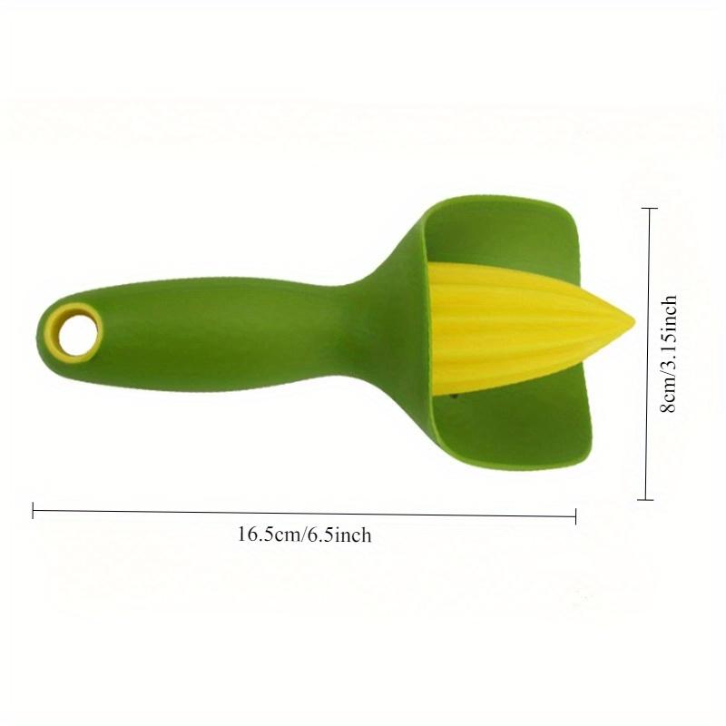 Ручная цитрусовая соковыжималка, Компактная пластиковая соковыжималка для апельсинов, лимонов, лаймов, Простой в использовании кухонный гаджет для отжима свежего сока