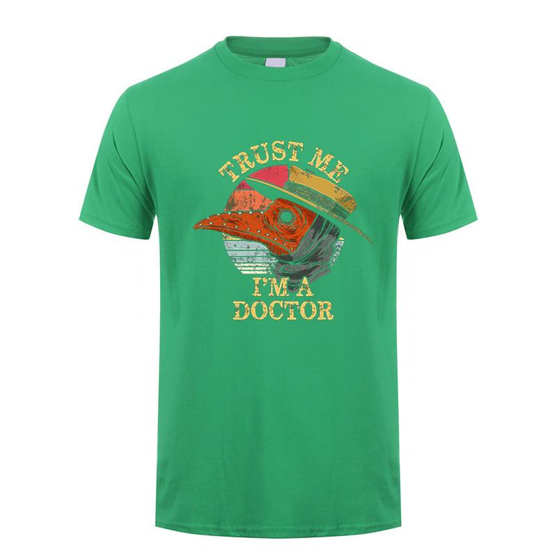 Cool Trust Me Im A Doctor T Shirt Unisex Cotton Funny Tshirt Short Sleeves Halloween Plague Doctor Tees Streetwear Tops Dy328