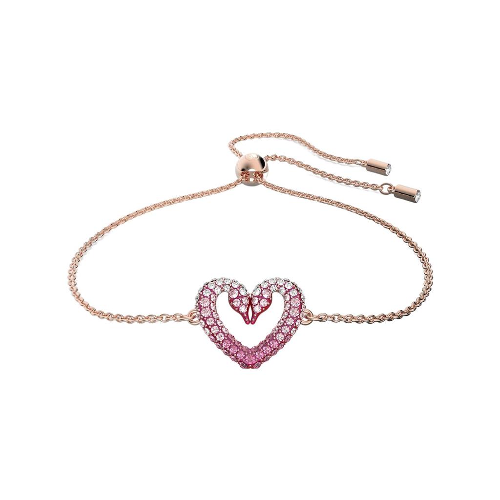 Swarovski Una Браслеты с искусственным хрусталем Женские Розовые