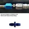 AN4 AN6 AN8 AN10 Oil Fuel Hose End Adapter Fitting Straight AN4 Male To AN6 Male Coupler Aluminum Anodized Male Flare Black Blue Fuel System