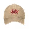 Кепка Бейсболка с валлийским драконом Кепки от солнца Кепка Snapback Индивидуальная кепка Рыболовная шляпа Унисекс Теннис Женские