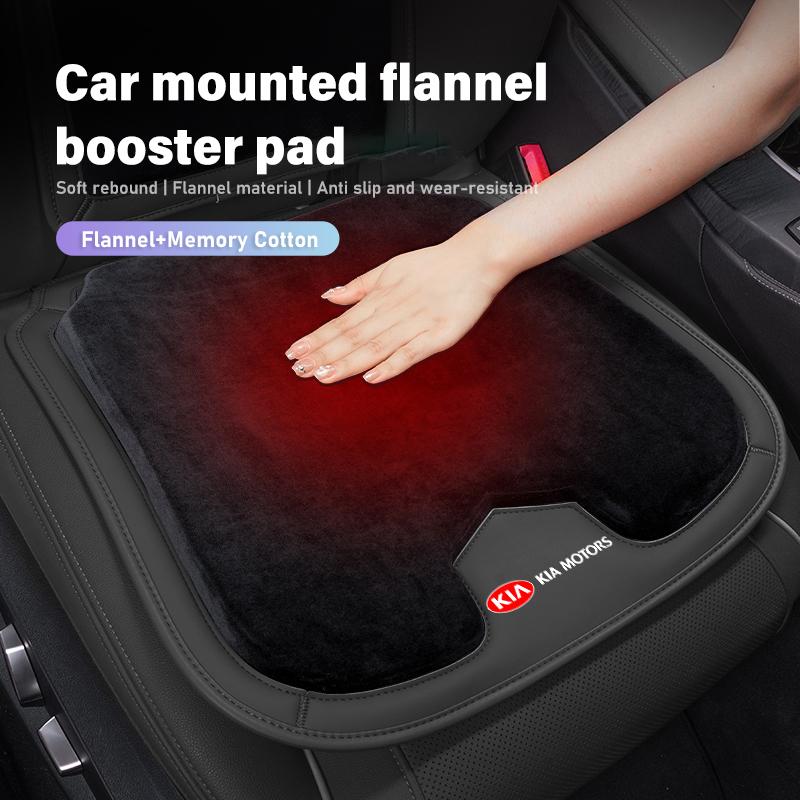 For KIA Car Cushion Flannel Plush Seat Pad Auto Accessories Sorento Stinger Soul Spectra Niro Cadenza Sephia wscap11
