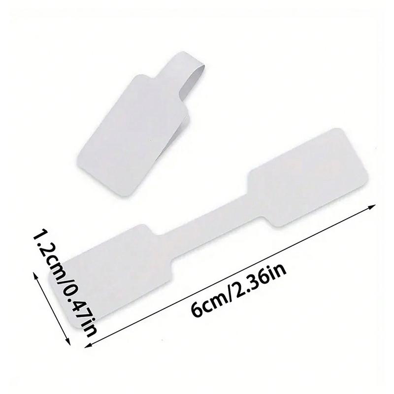 WTEMPO Self-Adhesive Jewelry Tags Necklaces Earrings Bracelets Paper Tags Jewelry Display Price Labels Gift Packaging Decor Labels