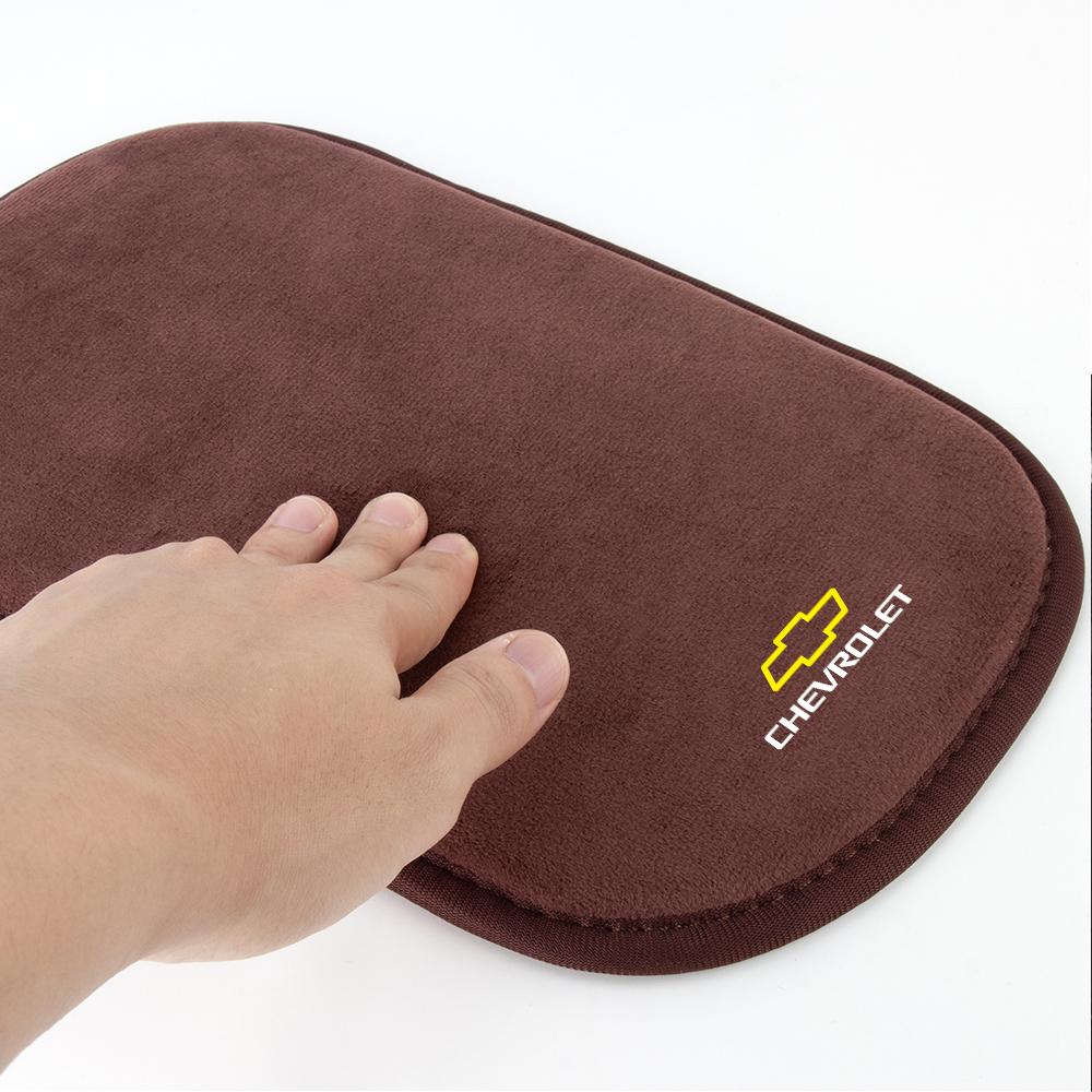 Car Center Console Armrest Box Mats Non-slip Fur Pad For Chevrolet Cruze Colorado Spark Captiva Malibu Trax Aveo Camaro Equinox LZ3