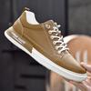 Модные мужские кроссовки из натуральной кожи, модная повседневная обувь, обувь для скейтборда для ежедневной носки, молодежные подростковые кроссовки, мужские кроссовки