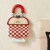Waterproof Wall Hanging Napkin Dispenser Cartoon Tissue Storage Holder Hanging Tissue Bag  Hotel