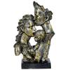 Mother & Father With Child Love Statue Showpiece For Home Decor & Gifting, M, Bronze