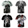 British Britain England Knights Templar Warrior United Kingdom UK MMA Boxing Muay Thai T-shirt Print 3D Unisex Training Gym Fitness Workout Sport