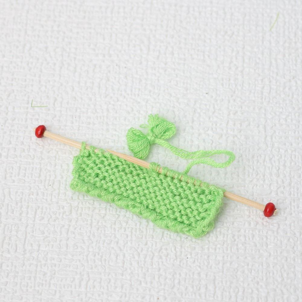 1: 12 Mini Knitted Sweater Colorful Mini Handmade Accessories Bjd Doll House Accessories Miniature Ob11 Toy Ornaments