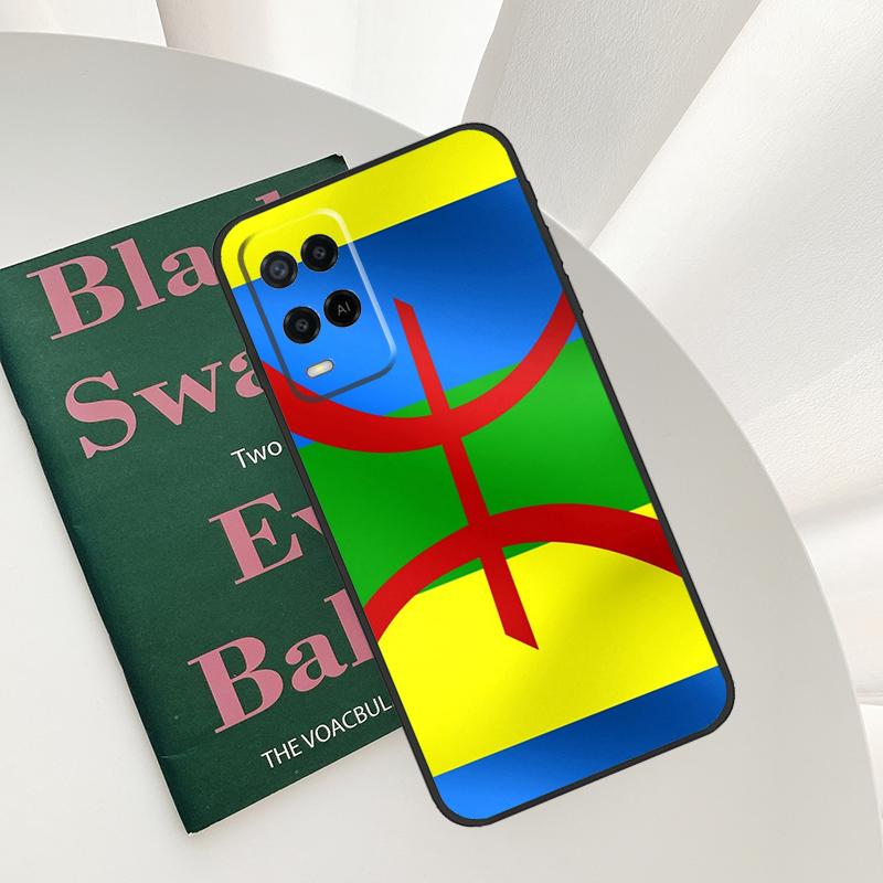 Amazigh Symbol Berber Academy Case For Oppo A54 A74 A94 A54S A57S A15 A16 A17 A52 A72 A76 A96 A58 A78 A98 A77 A5 A9 Cover