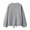 2024 Spring High-End European & American Style Sequin Bow Knit Sweater