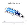 XBE2 Car Body Protective Metal Sticker Car Fender Side Blade Badge For Lexus GS IS LS500h ES260 ES300h RX350h NX260 UX260 LM RZ450e