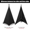 Universal Dj Light Speaker Stand Cover Height Flexible Stretchable Tripod Stand Scrim Floor Equipment Tool Blind Accessories