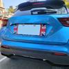 Автоаксессуары Хромированная накладка молдинг на задний бампер для Nissan JUKE F16 - Черный