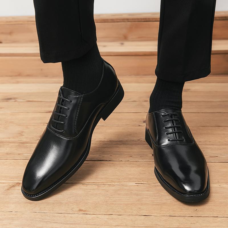 Мужские повседневные туфли на шнуровке, осенние кожаные лоферы, офисные туфли, мужские мокасины для вождения, удобные модные туфли для вечеринок, мужские