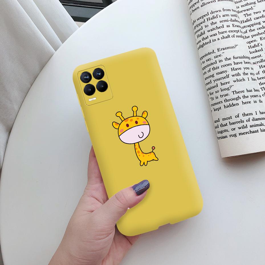 Чехол для Oppo Realme 8 Pro Милый Расписной ТПУ Силикон Ударопрочный Мягкий Задняя Крышка Телефона для Realme 8 Pro Глобальная Версия 6.4" Чехол
