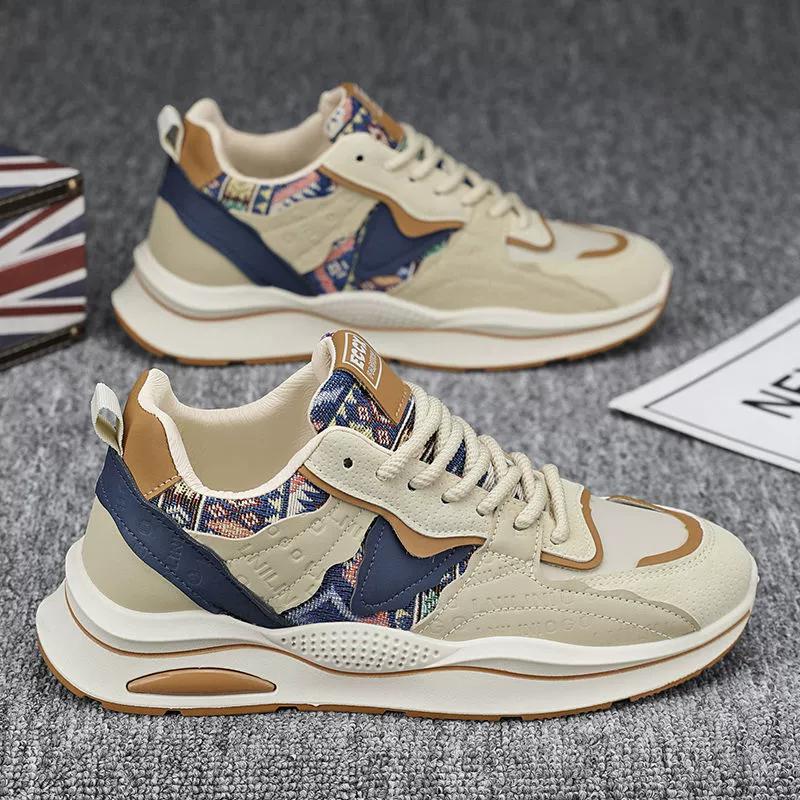 Men's Shoes Autumn and Winter 2025 New Trend Soft Soled Sports and Leisure Shoes Men's Thick Soled Height Increasing Dad Shoes