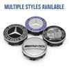 GZB4   75mm Wheel Center Hub Caps for Mercedes Benz AMG C E S Class GLE GLC GLS - Floating Magnetic Levitation Accessories W204 W205 W2