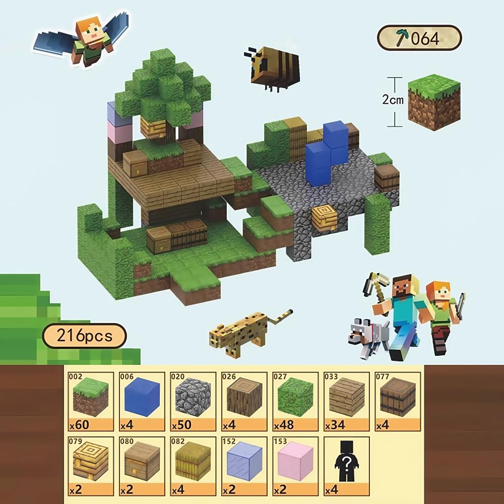 Детские магнитные блоки, магнитные строительные игрушки, сборка своими руками для детей, создание новаторских моделей, подарок для детей 3+