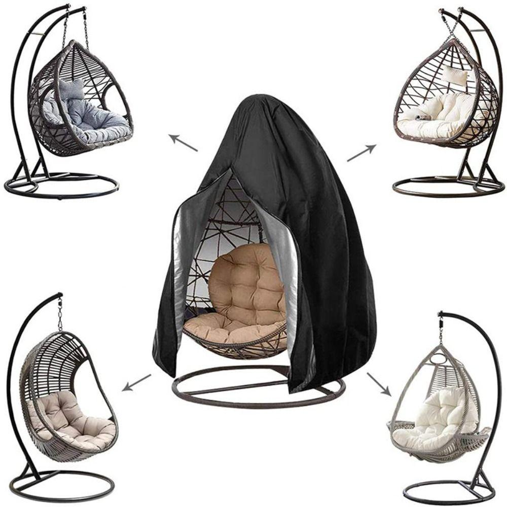 Anti-dust Hanging Egg Chair Covers Anti UV Furniture Cover Swing Chair Protector Cover Patio