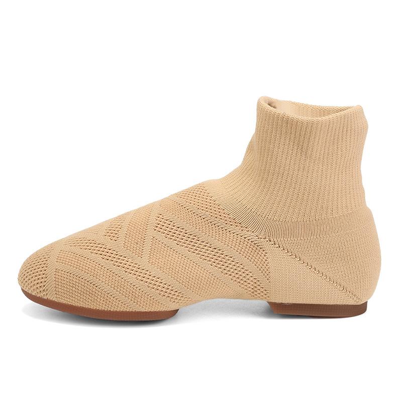 High Top Jazz Dance Mesh Breathable Dance Shoes Modern Ballet Training Shoes for Teacher Shoes